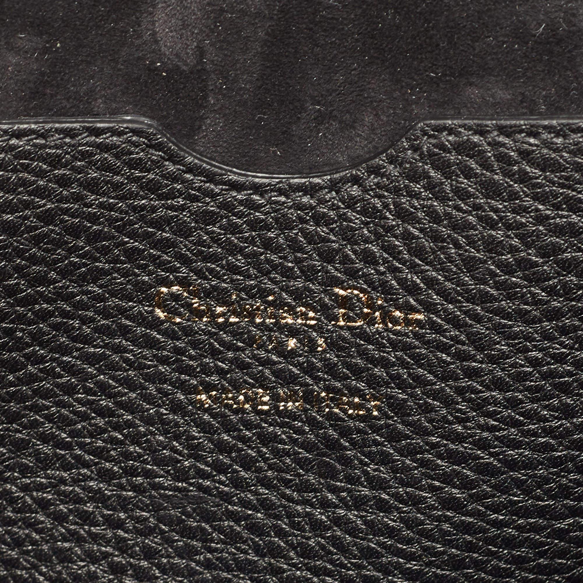Dior Black Leather Large Bobby Shoulder Bag 11