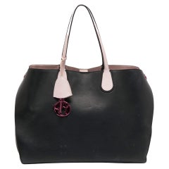 Dior - Grand sac cabas en cuir noir « Addict Shopper »