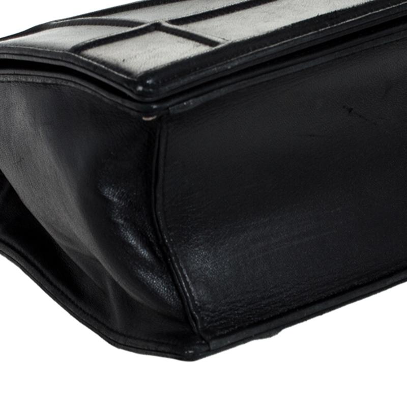 Dior Black Leather Large Diorama Flap Shoulder Bag 2