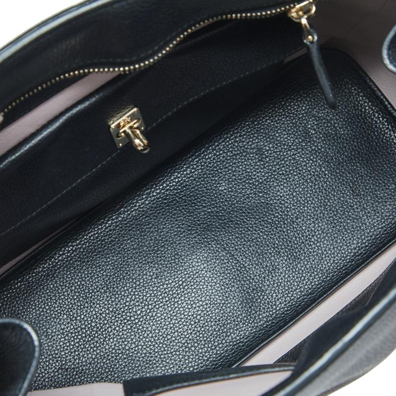 Dior Black Leather Large Open Bar Tote 1