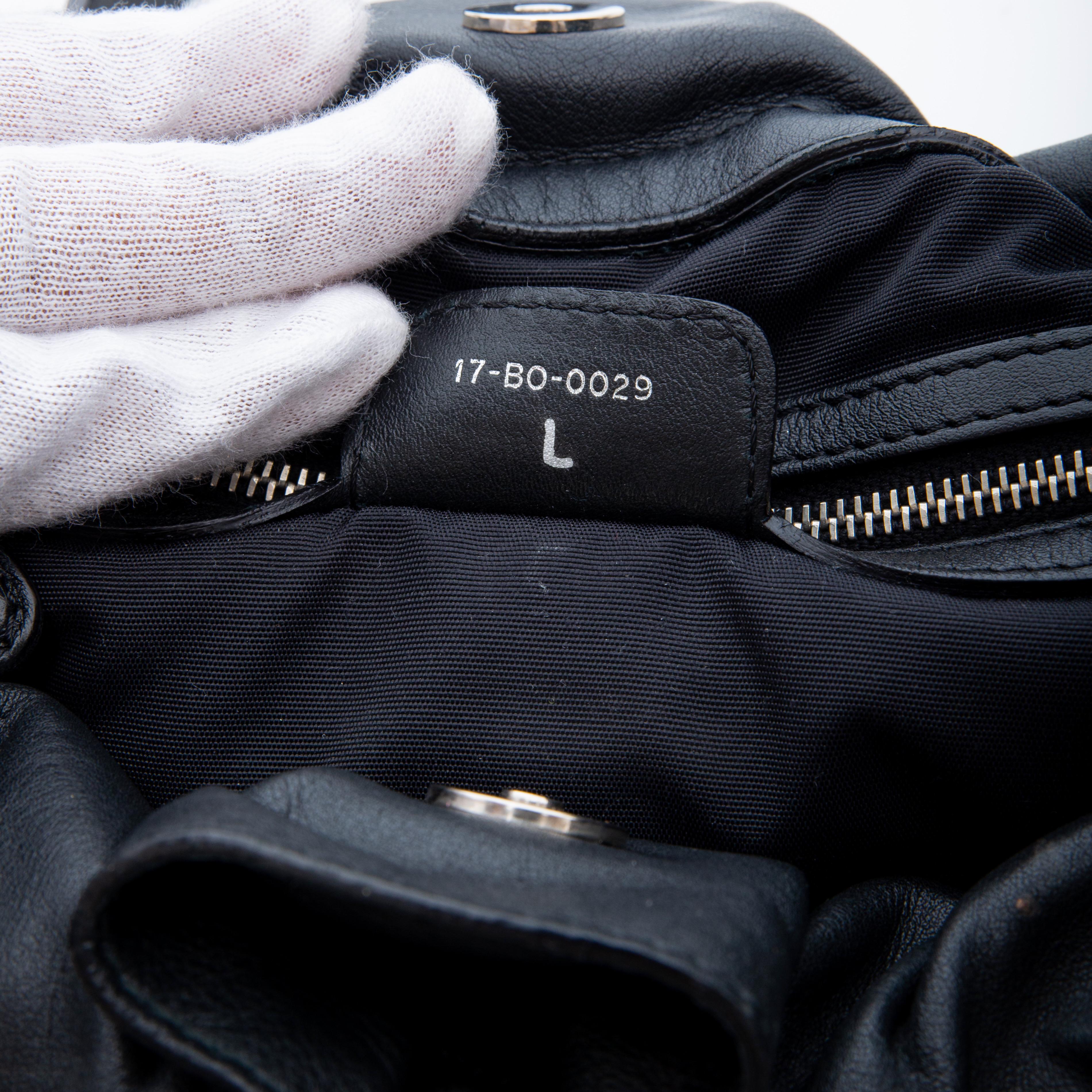 Dior Black Leather Le Trente Hobo Bag (2009) 2