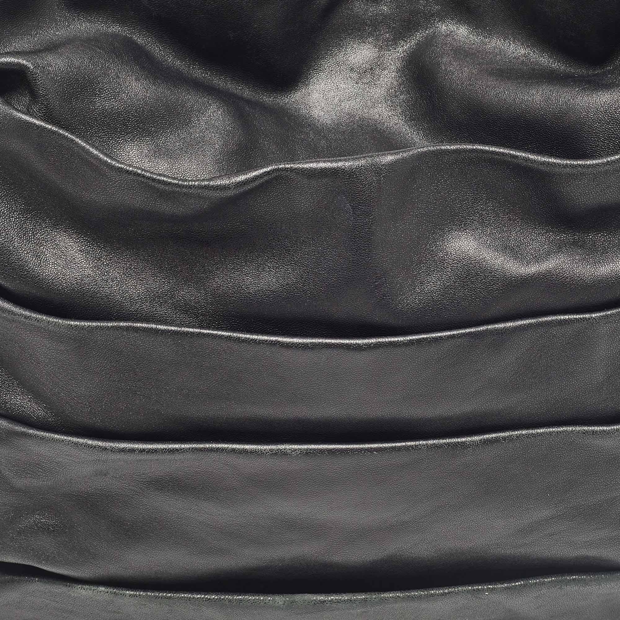 Dior Black Leather Libertine Hobo 5
