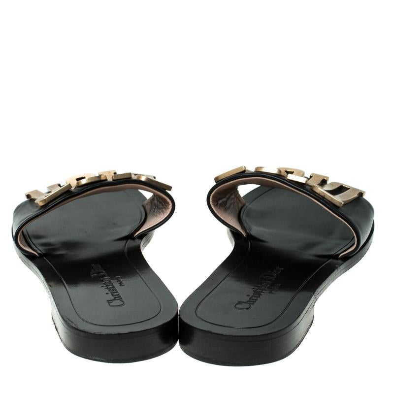 black and gold dior sandals