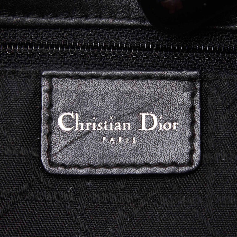 Dior Black Leather Malice Pearl Shoulder Bag France w/ Dust Bag For ...
