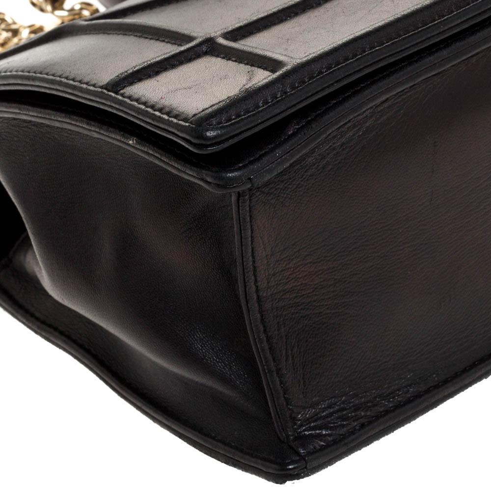 Dior Black Leather Medium Diorama Flap Shoulder Bag 8