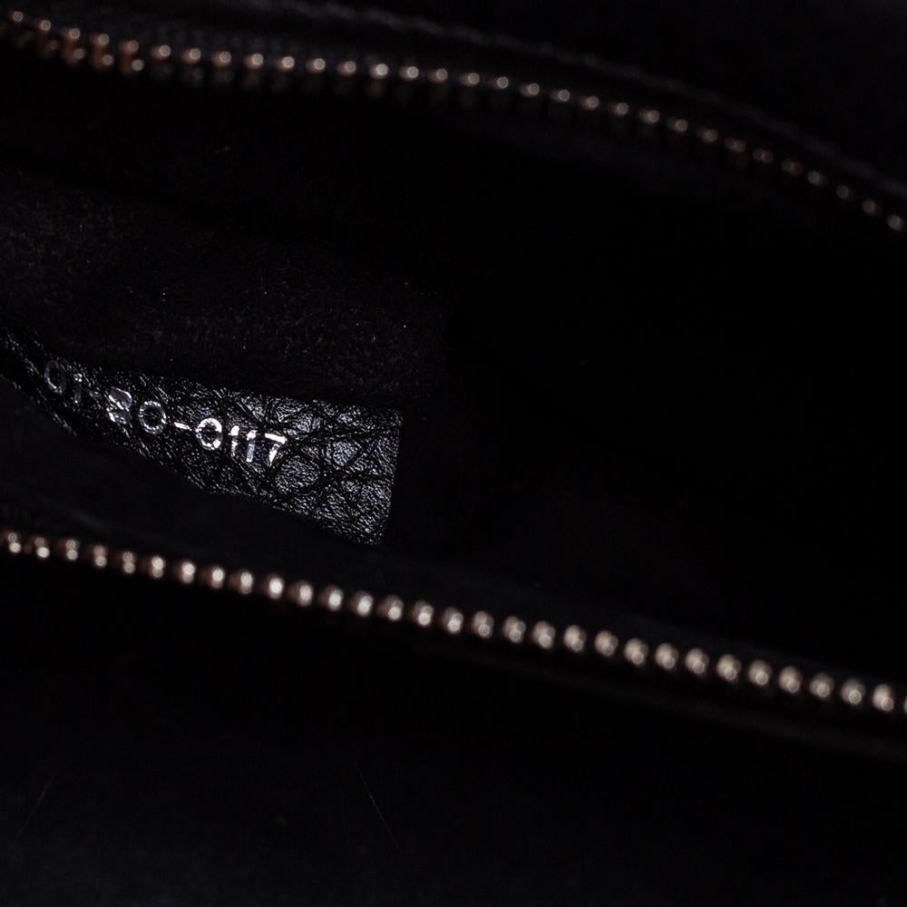 Dior Black Leather Medium Diorama Flap Shoulder Bag 8