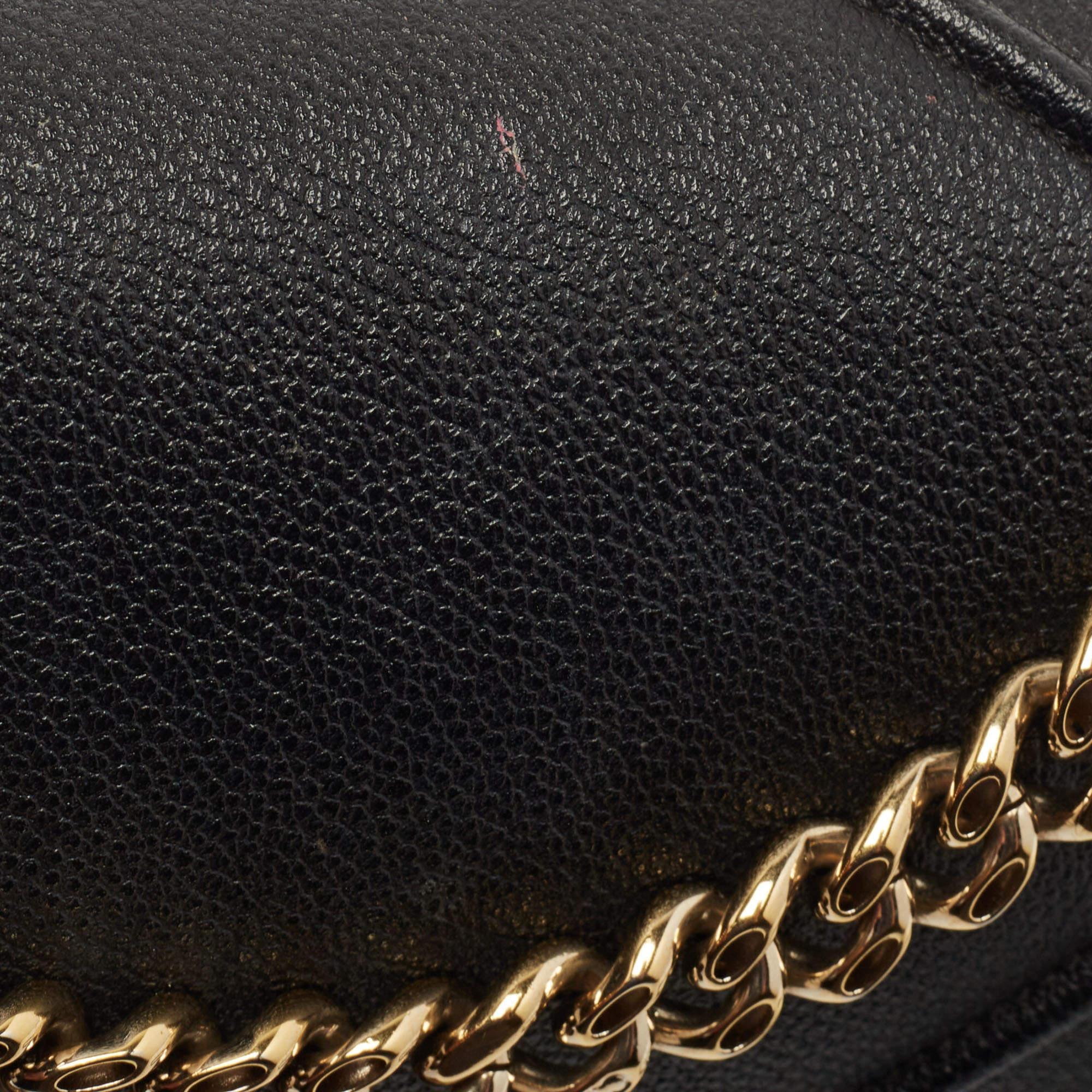 Dior Black Leather Medium Diorama Flap Shoulder Bag For Sale 9