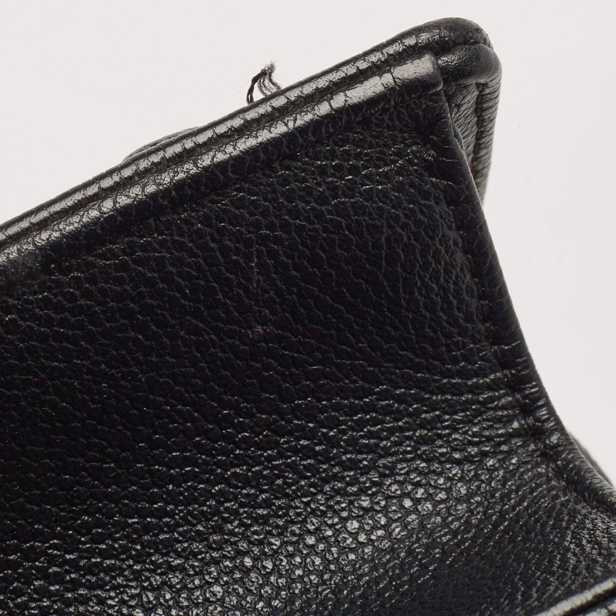 Women's Dior Black Leather Medium Diorama Flap Shoulder Bag For Sale
