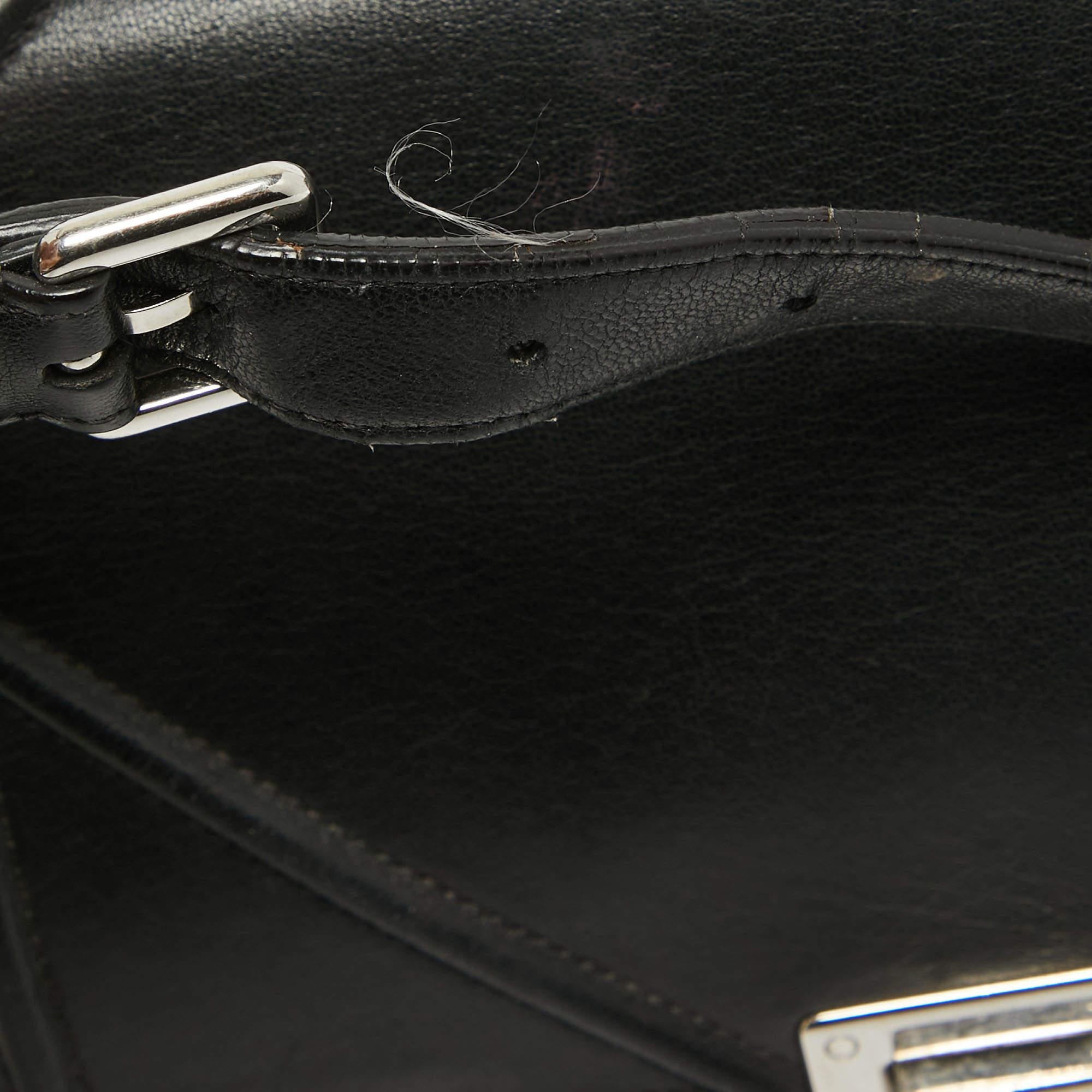 Dior Black Leather Medium Diorama Shoulder Bag 3