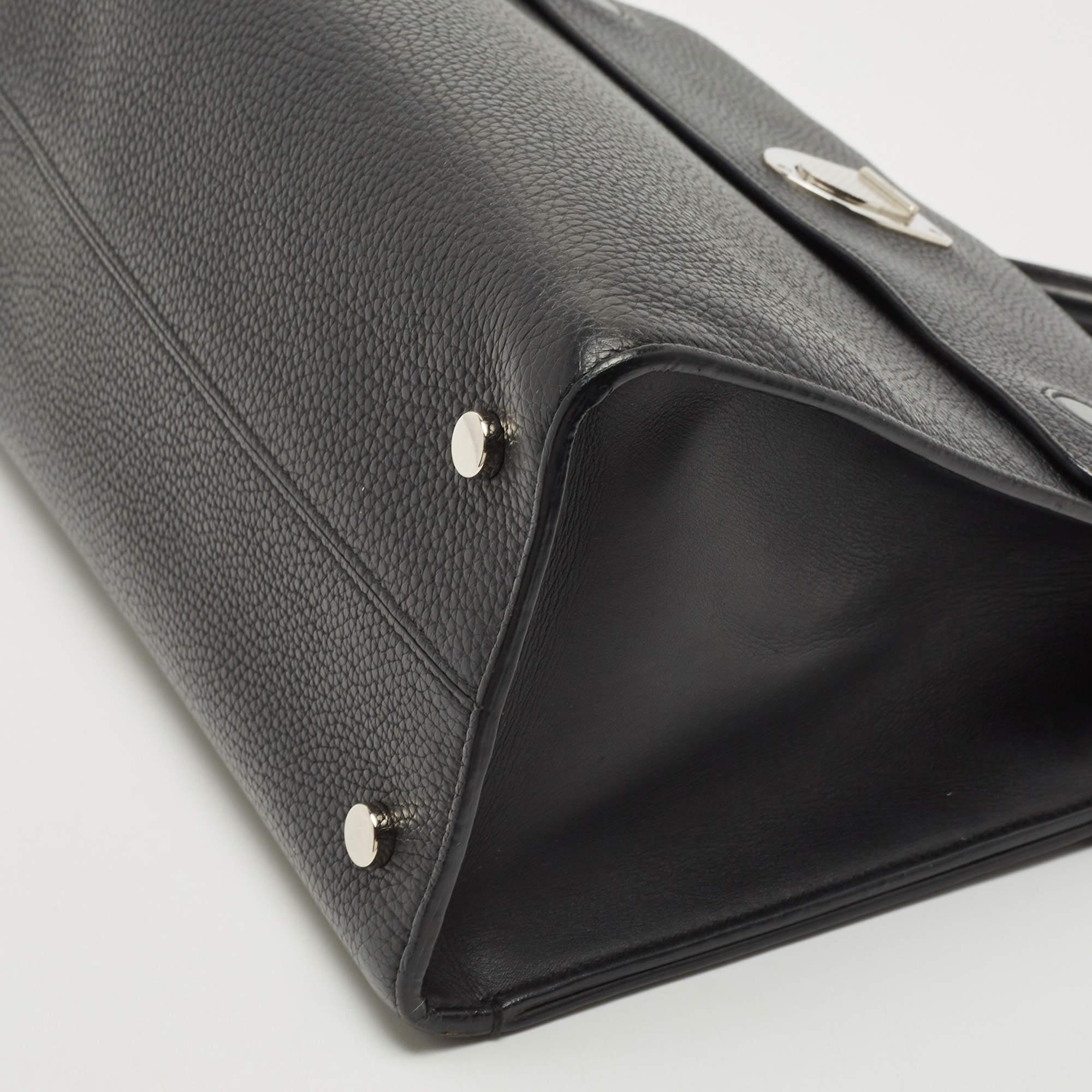 Dior Black Leather Medium Diorever Bag 8
