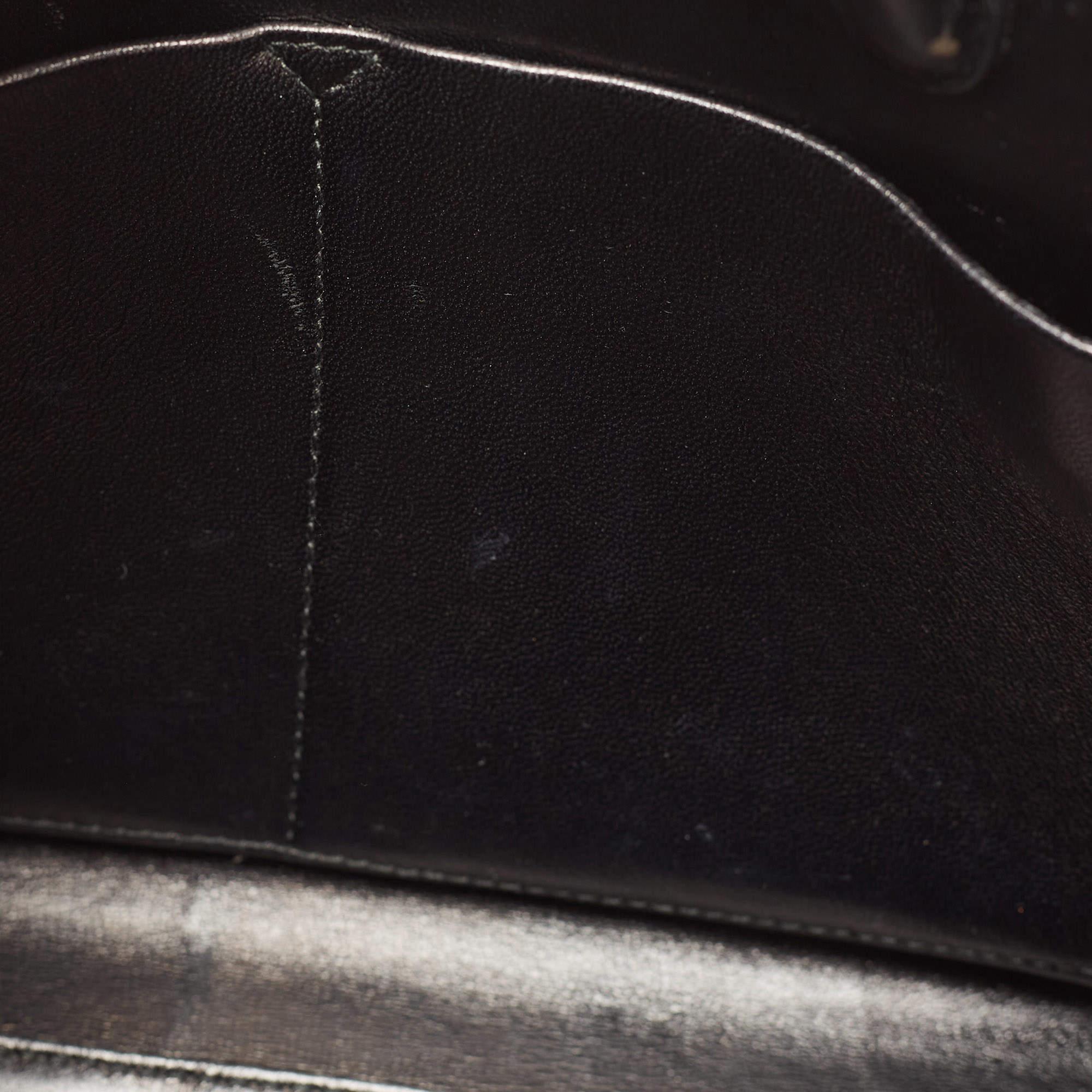 Dior Black Leather Medium Diorever Bag 10