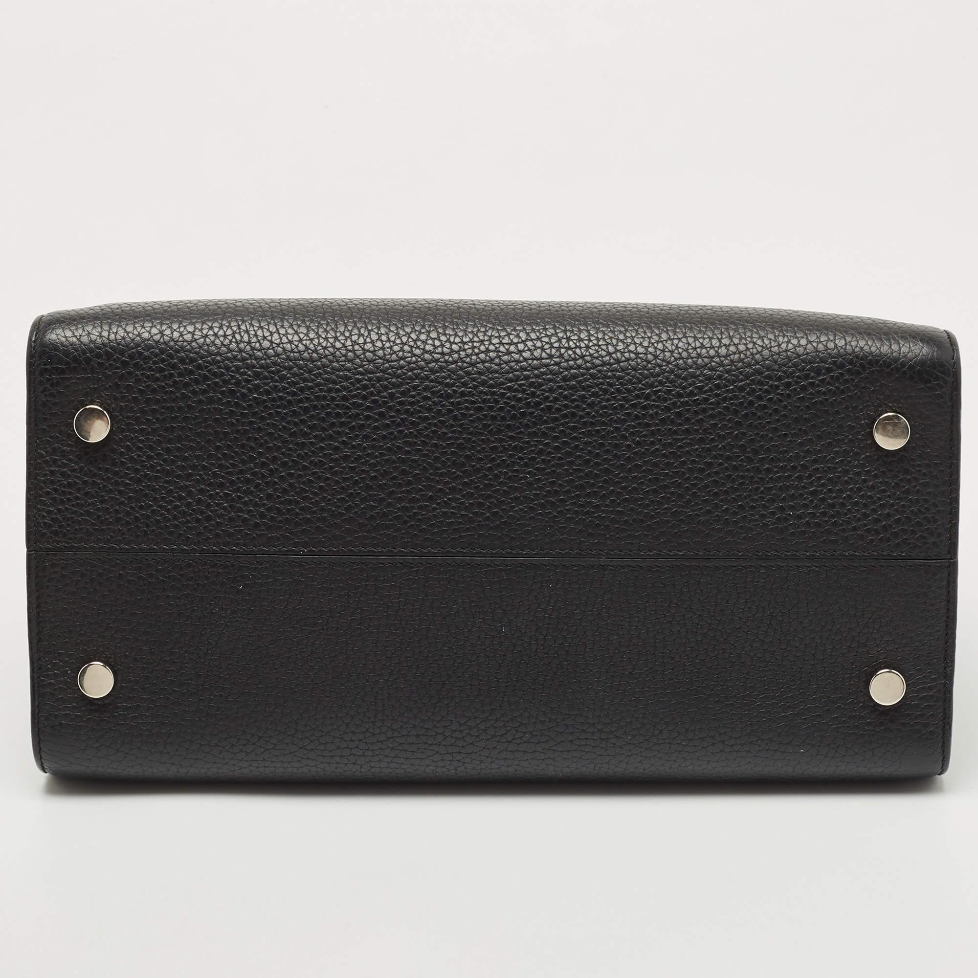 Dior Black Leather Medium Diorever Bag 1