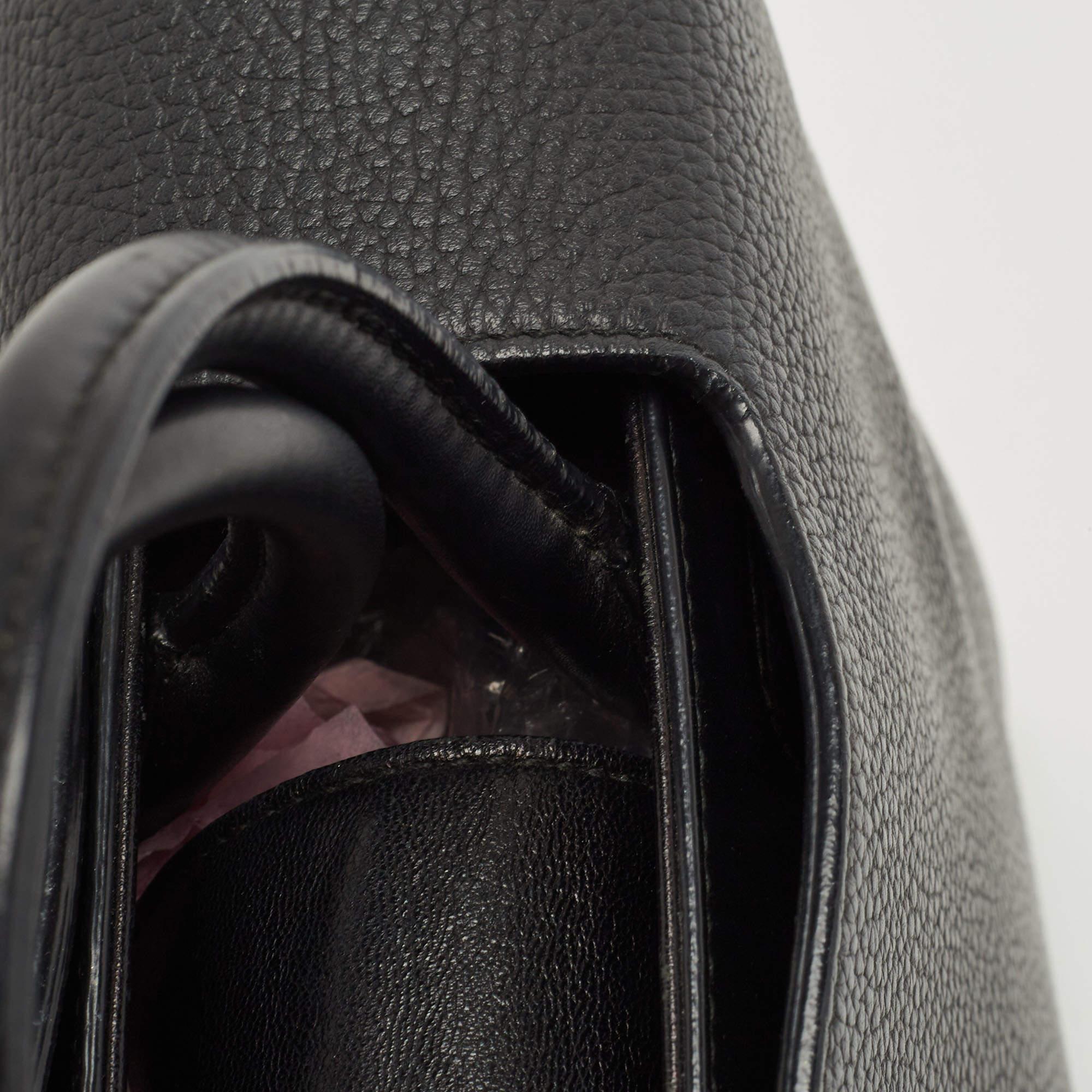 Dior Black Leather Medium Diorever Bag 3
