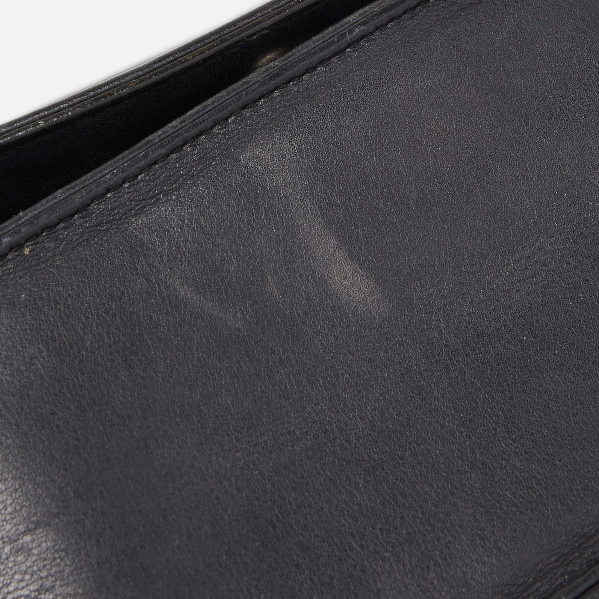 Dior Black Leather Medium Patch Diorama Shoulder Bag 8