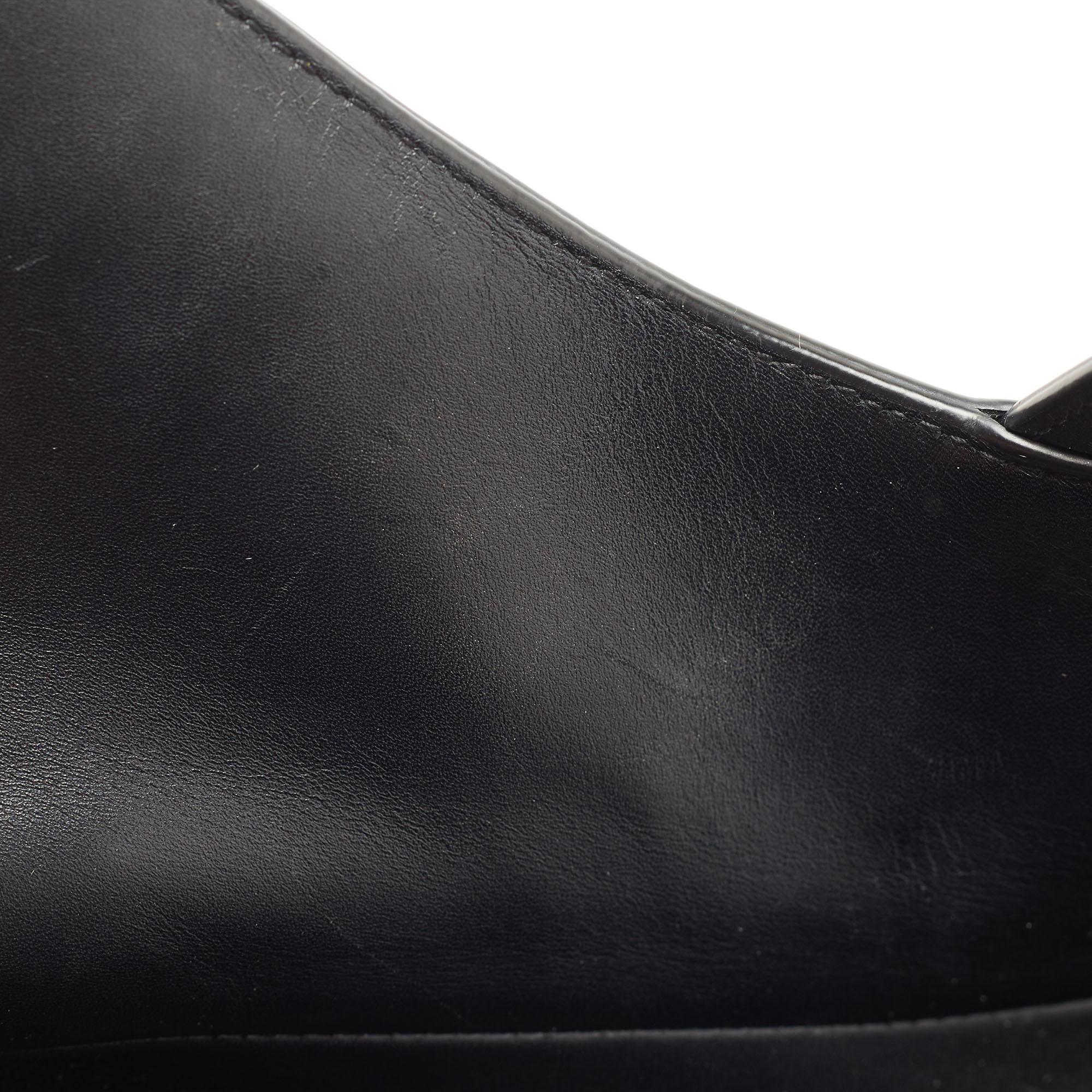 Dior Black Leather Medium Saddle Bag 7