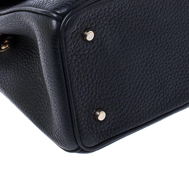 Dior Black Leather Mini Be Dior Top Handle Bag 2