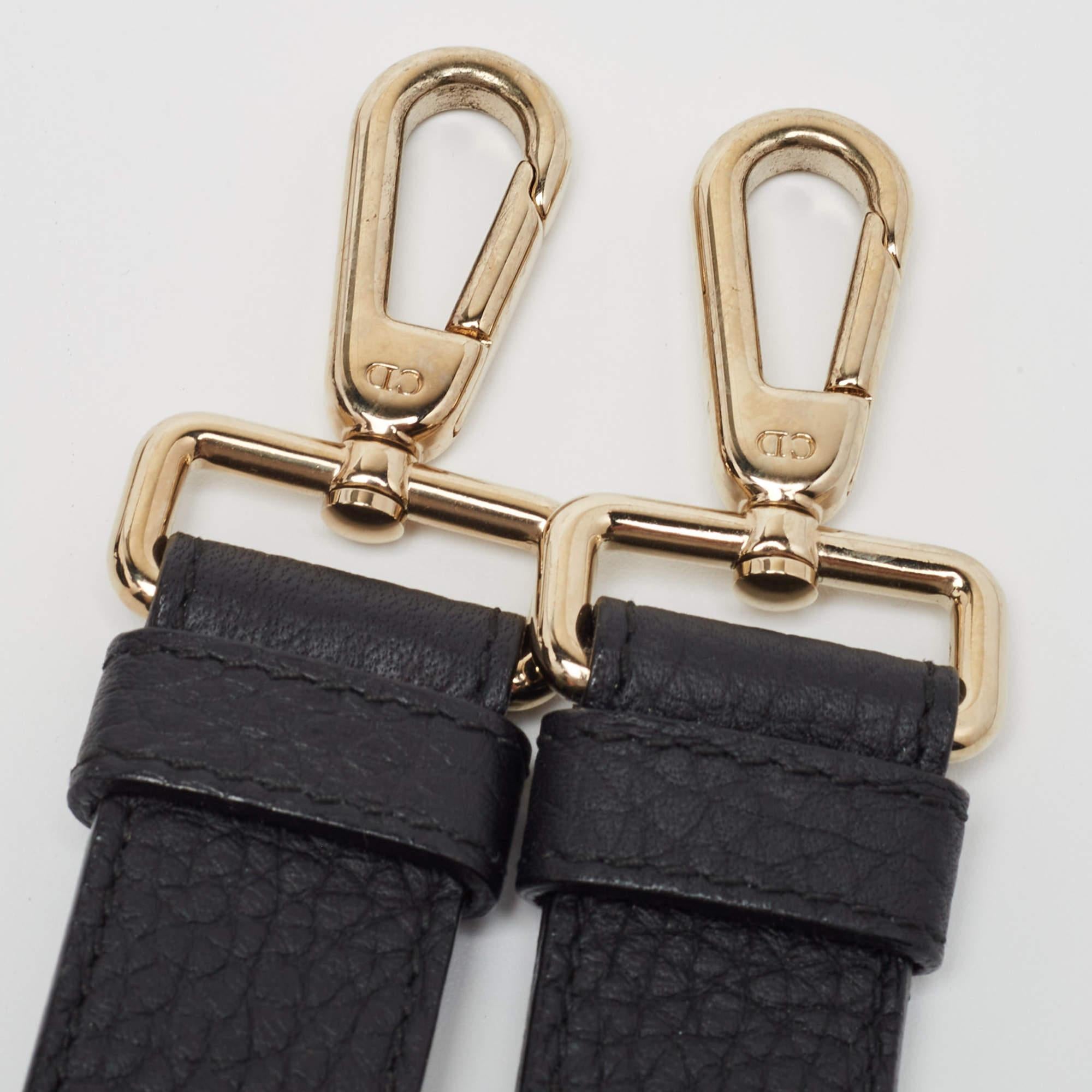 Dior Black Leather Mini Be Dior Top Handle Bag 2