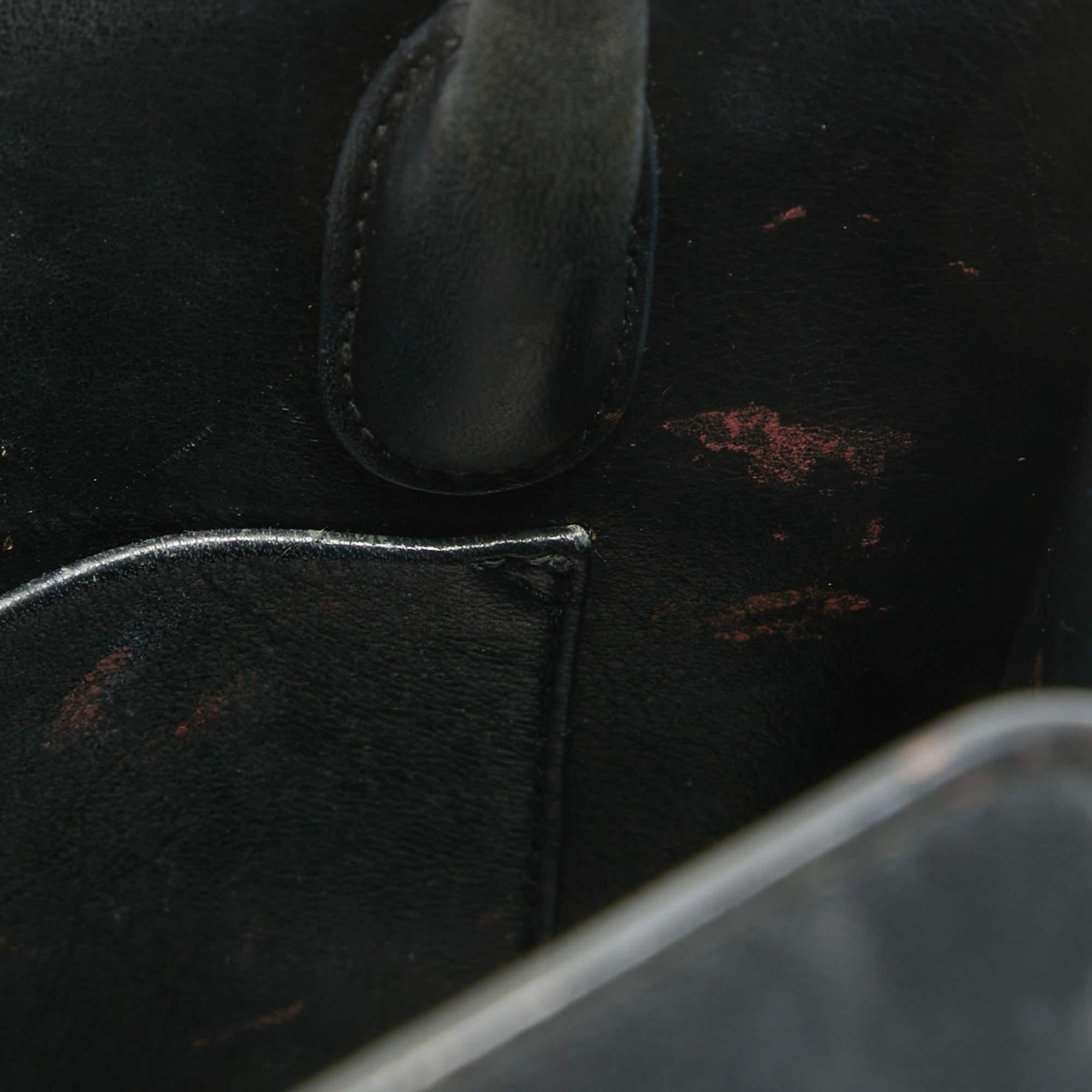 Dior Black Leather Mini Diorever Tote 6
