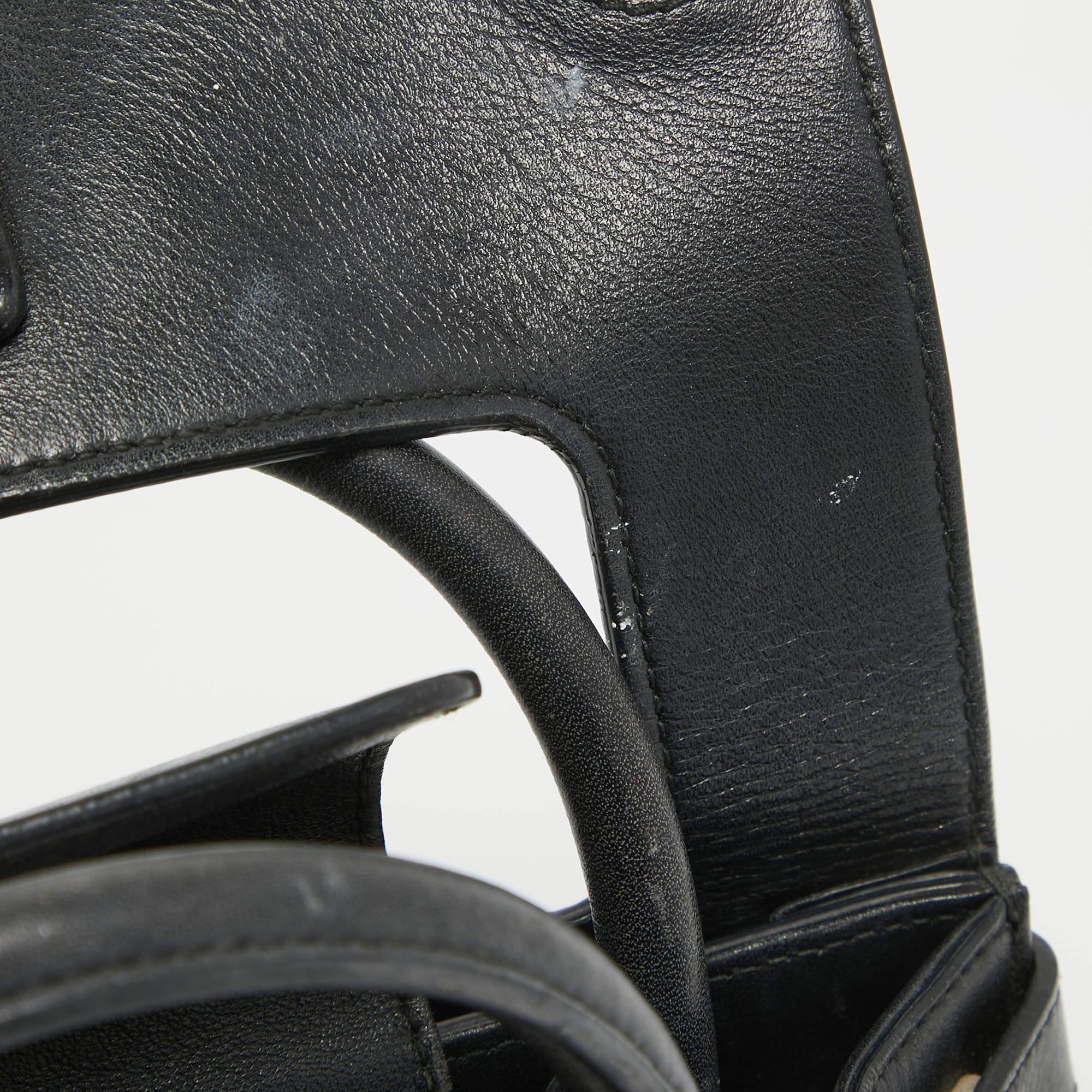 Dior Black Leather Mini Diorever Tote 7