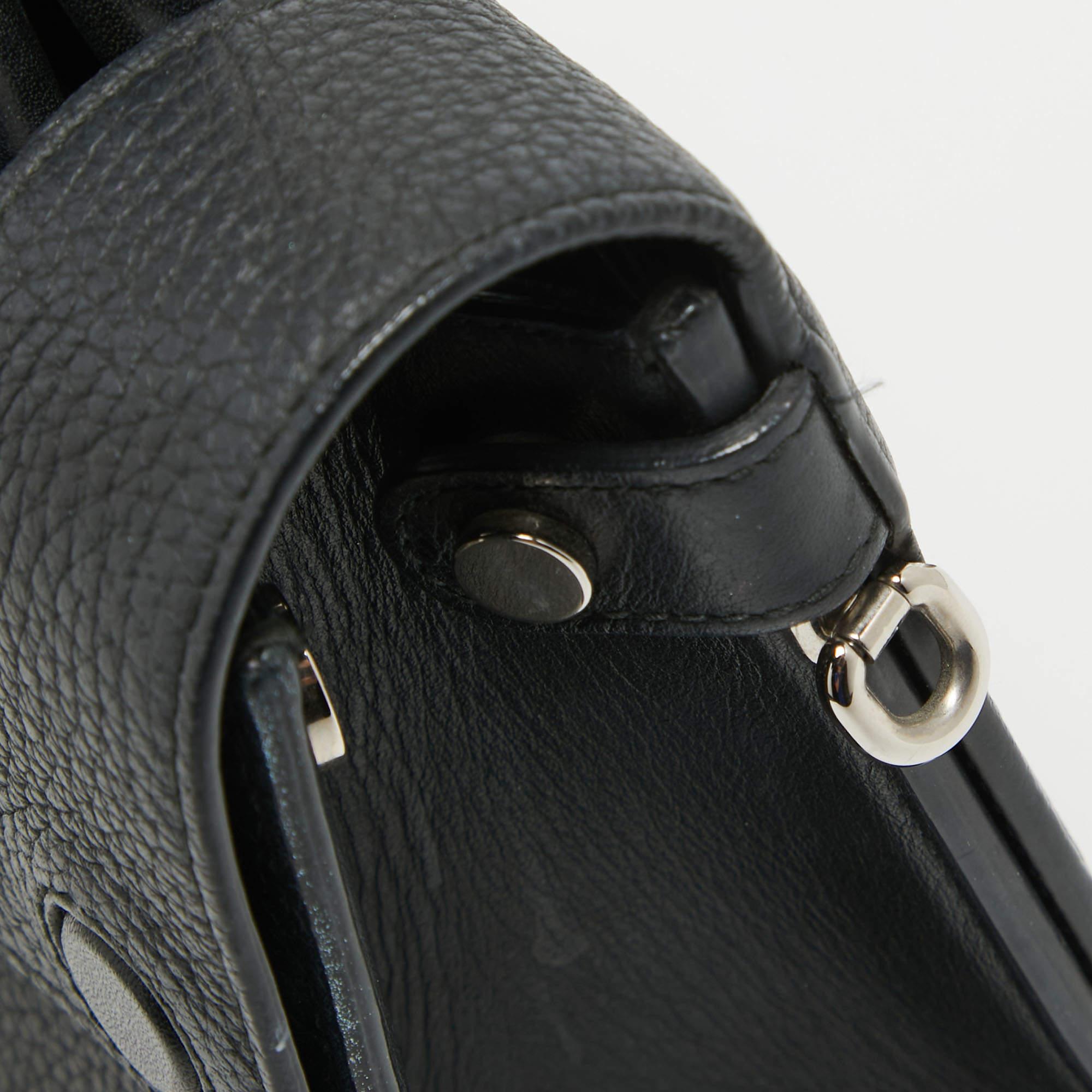 Dior Black Leather Mini Diorever Tote 10