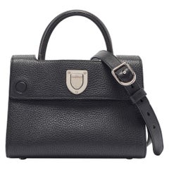 Dior Black Leather Mini Diorever Tote