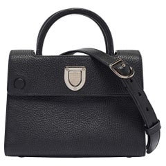 Dior Black Leather Mini Diorever Tote