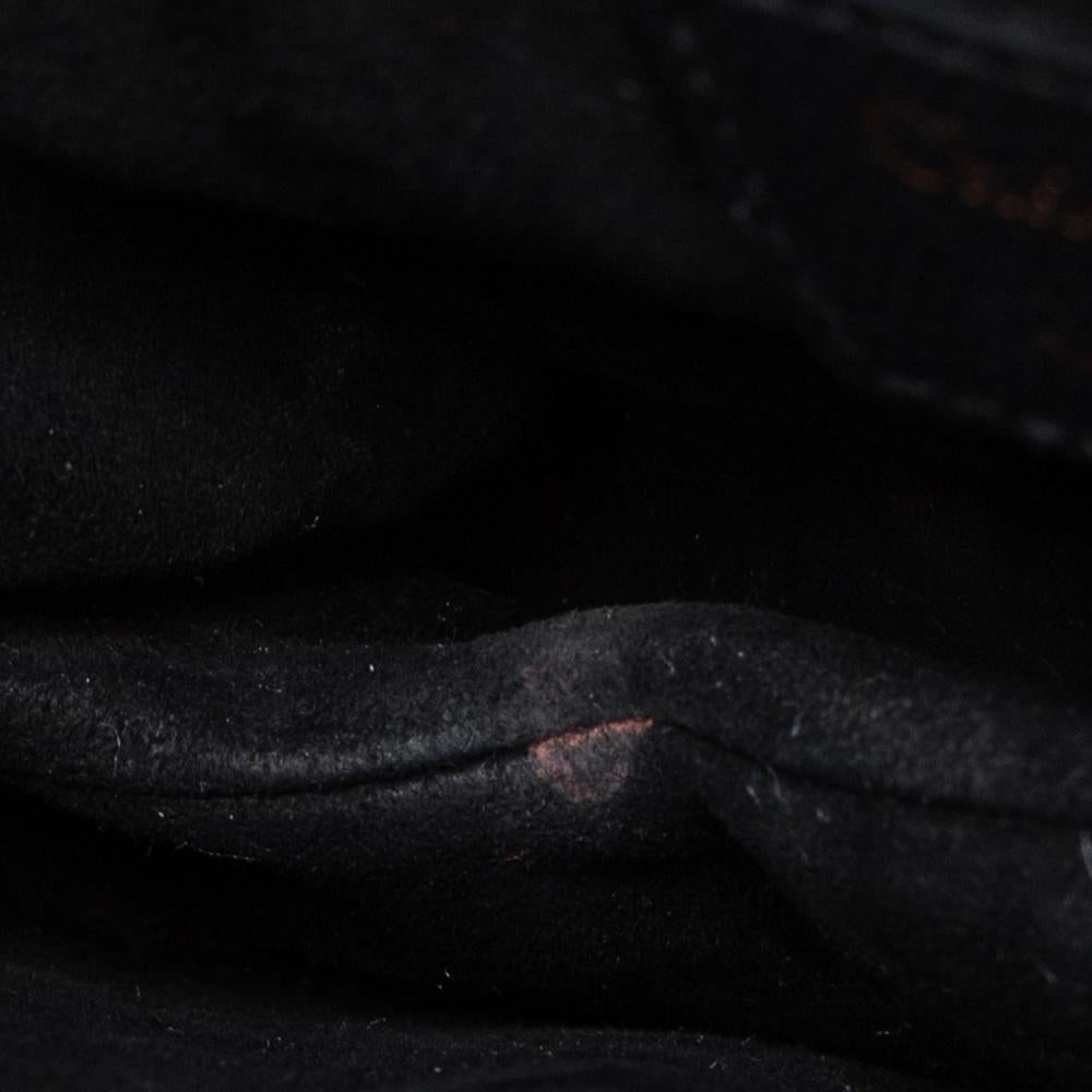 Dior Black Leather Mini Saddle Bag 4