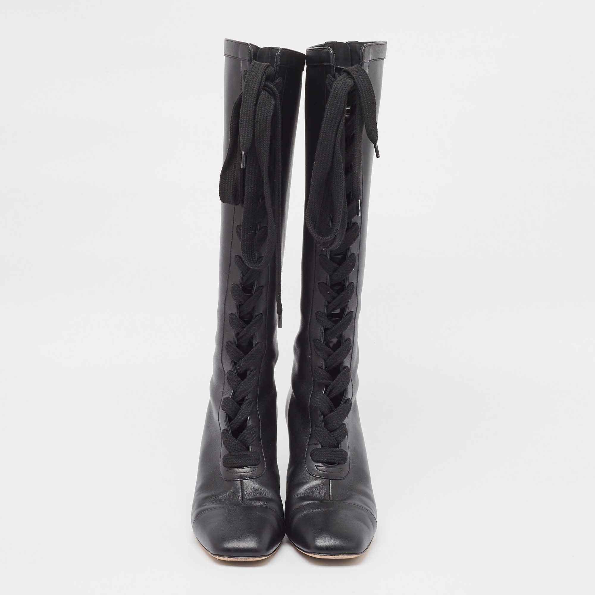 Enjoy the most fashionable days with these stylish Dior boots. Modern in design and craftsmanship, they are fashioned to keep you comfortable and chic!

Includes
Original Dustbag