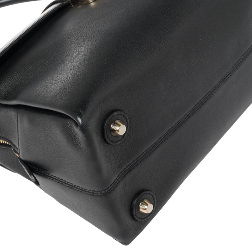 Borsa Dior New Lock Top Handle in pelle nera 3