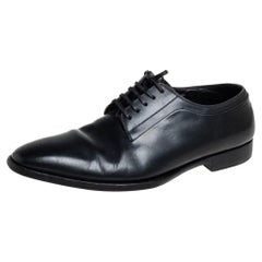 Dior Black Leather Oxfords Size 41