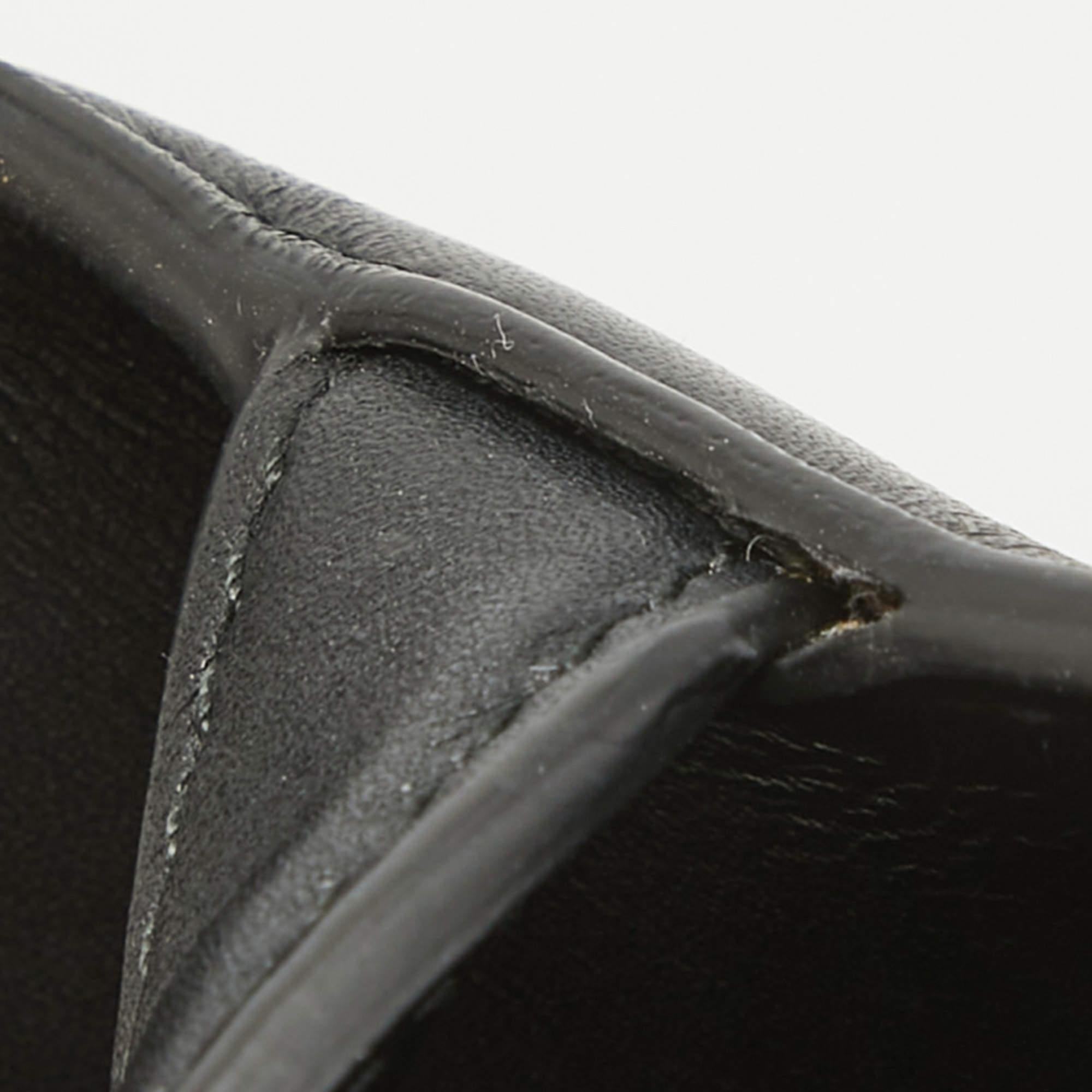 Dior Black Leather Saddle Bag For Sale 8