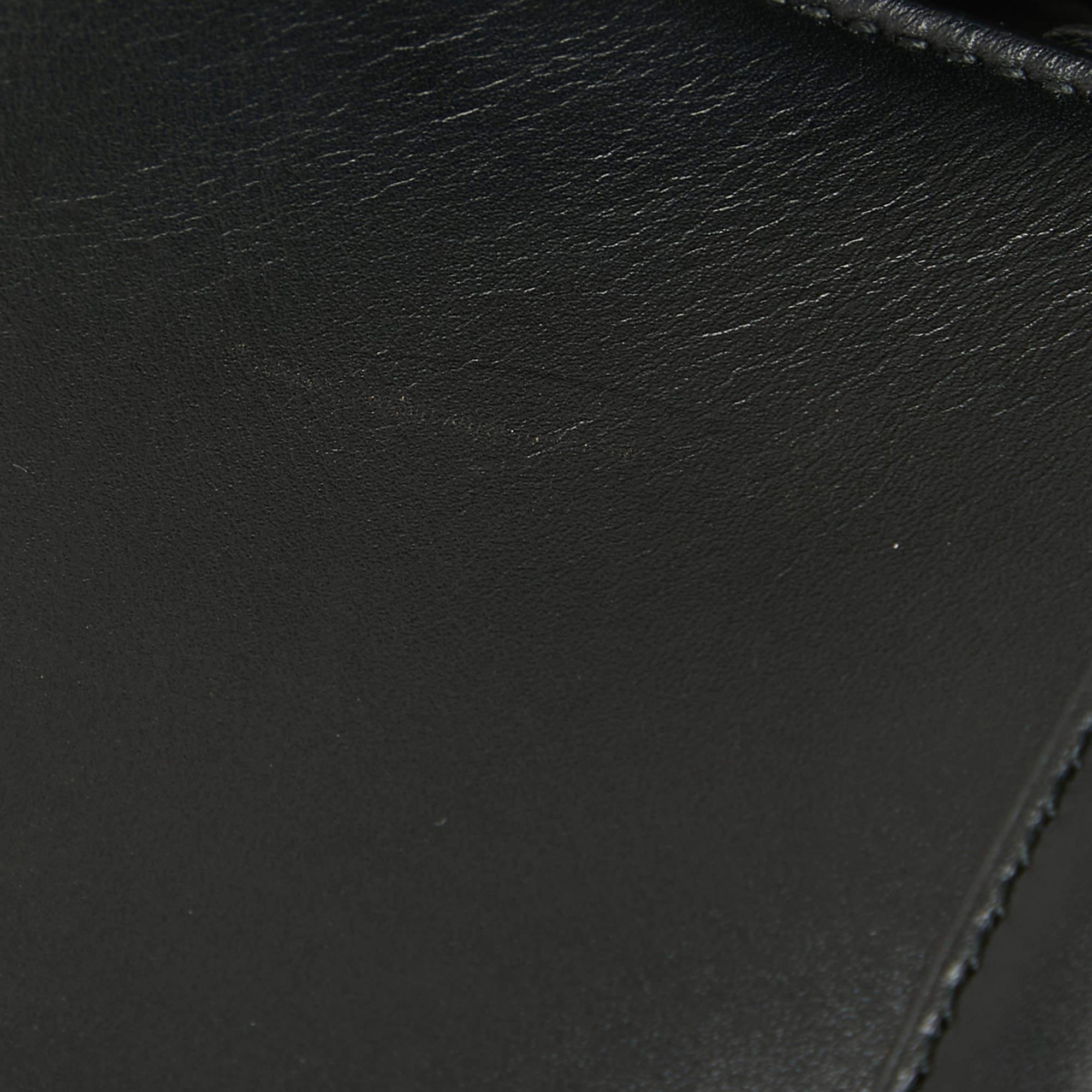 Dior Black Leather Saddle Bag 3