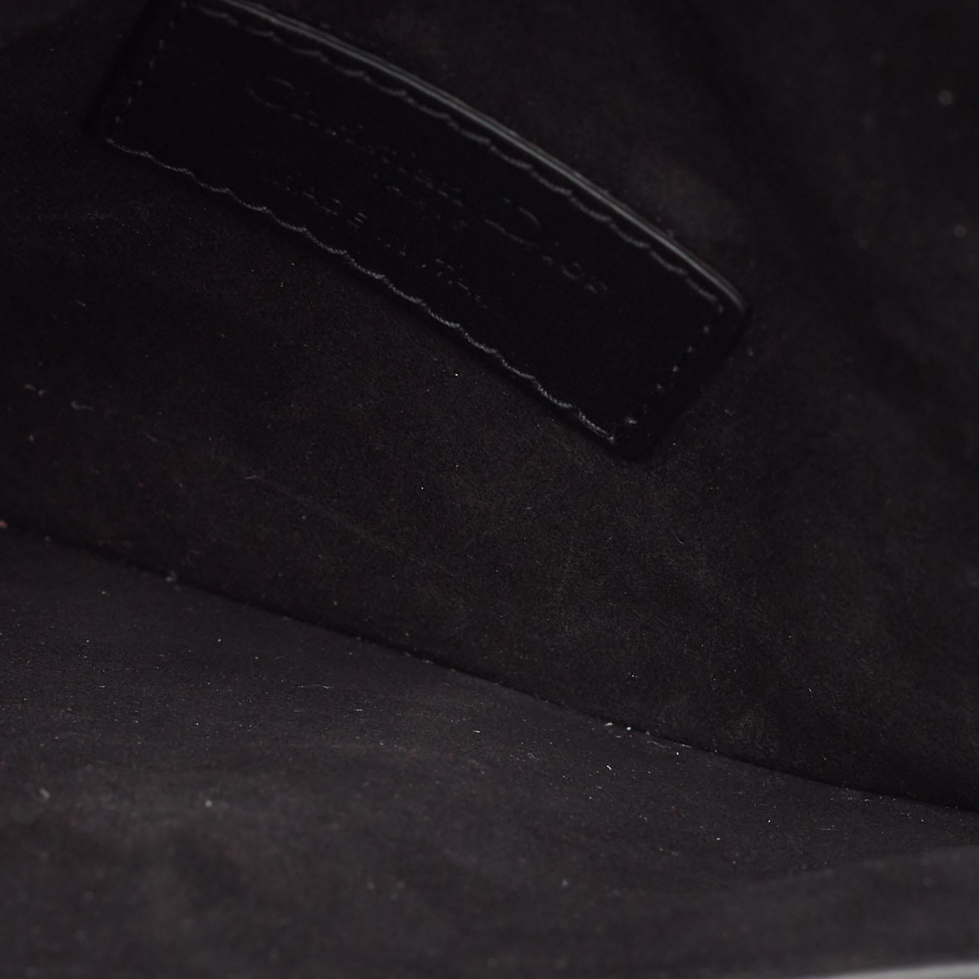 Dior Black Leather Saddle Belt Bag 7