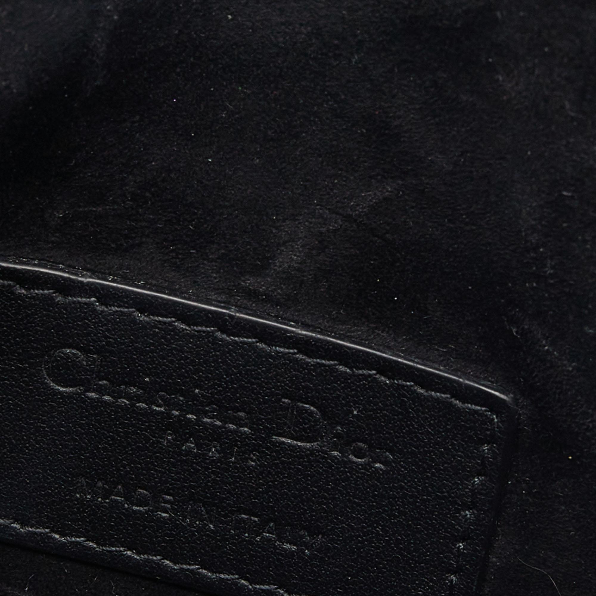 Dior Black Leather Saddle Belt Bag 3