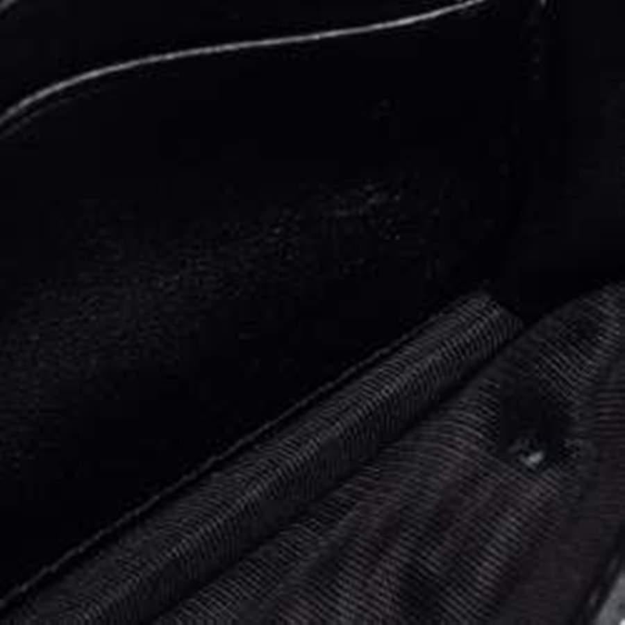 Women's Dior Black Leather Saddle Card Holder