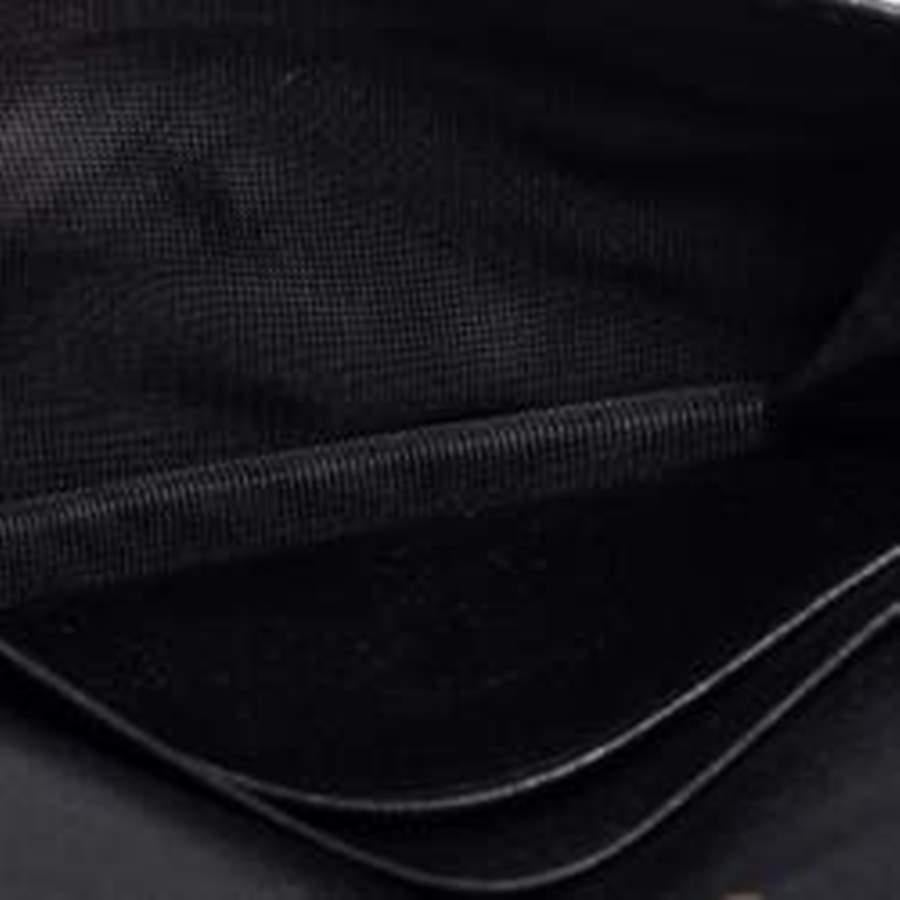 Dior Black Leather Saddle Card Holder 1