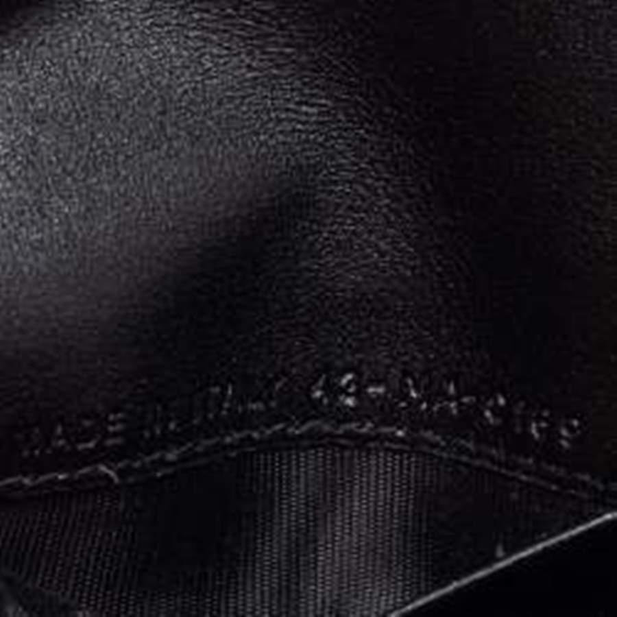 Dior Black Leather Saddle Card Holder 3