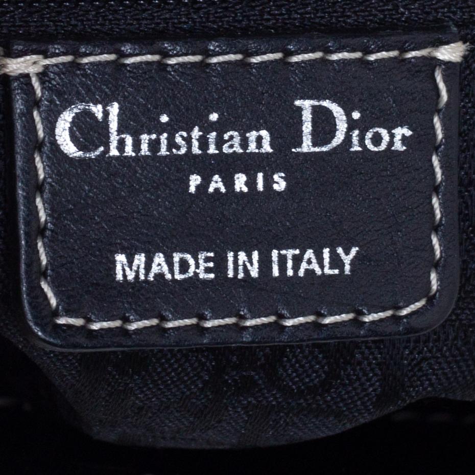 Dior Black Leather Satchel 3