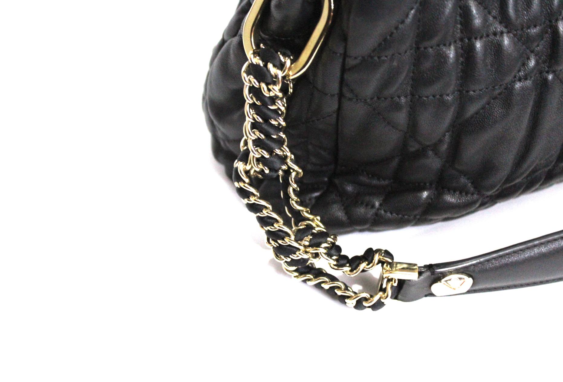 Women's Dior Black Leather Shoulder Bag