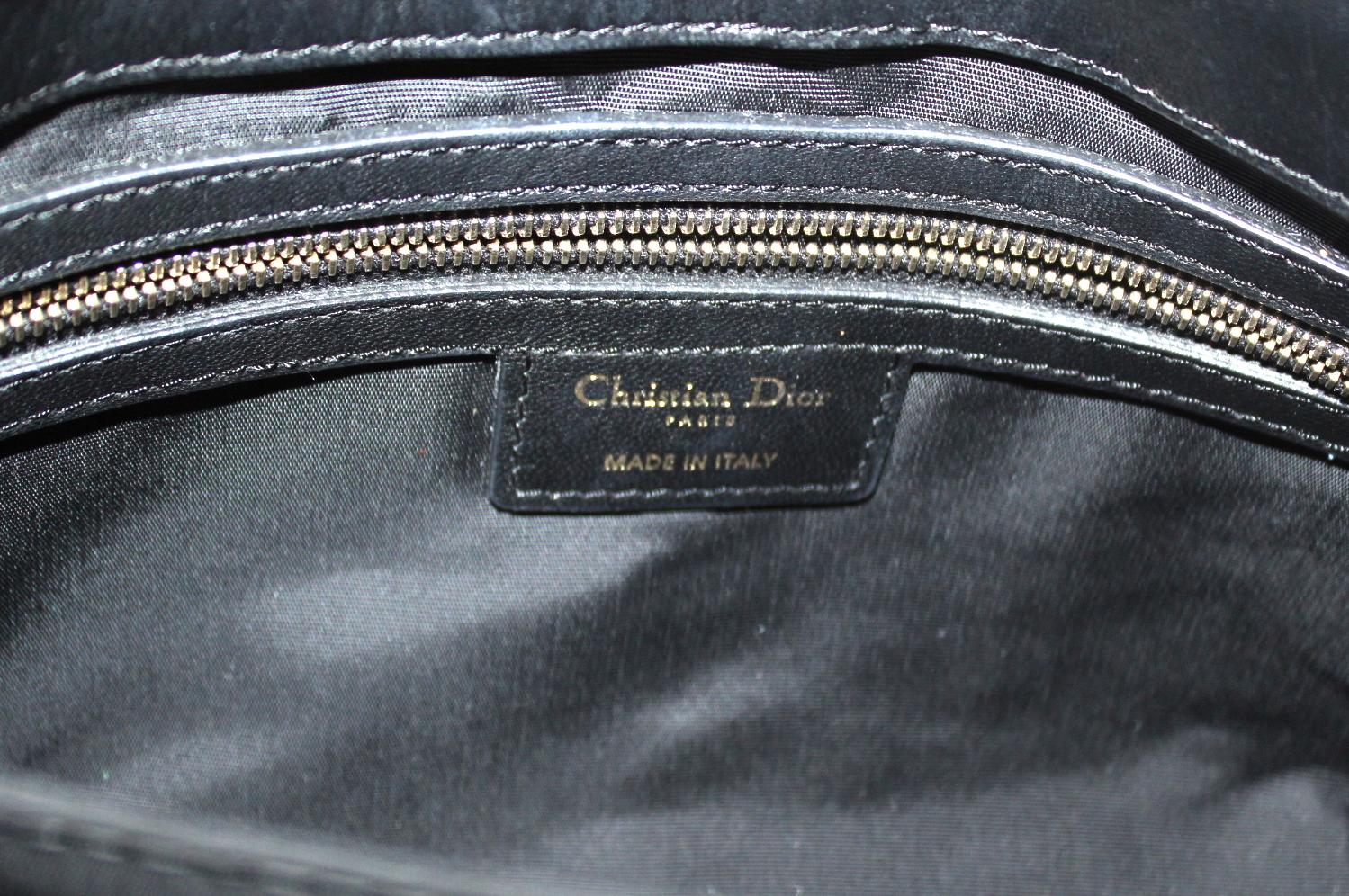 Dior Black Leather Shoulder Bag 2