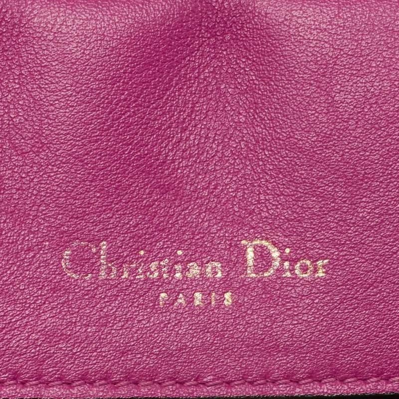Dior Black Leather Small Be Dior Flap Top Handle Bag 8