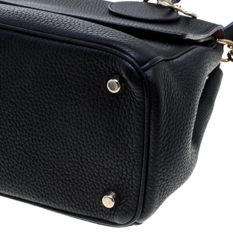 Dior Black Leather Small Be Dior Shoulder Bag 6