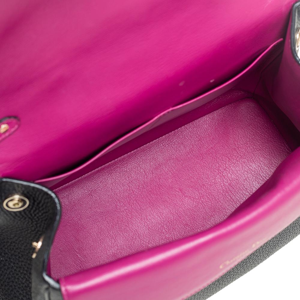 Dior Black Leather Small Be Dior Shoulder Bag 2