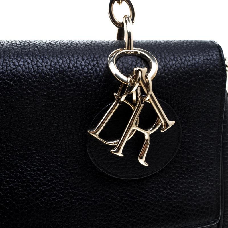 Dior Black Leather Small Be Dior Shoulder Bag 5