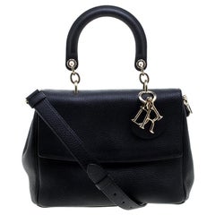 Dior Black Leather Small Be Dior Shoulder Bag