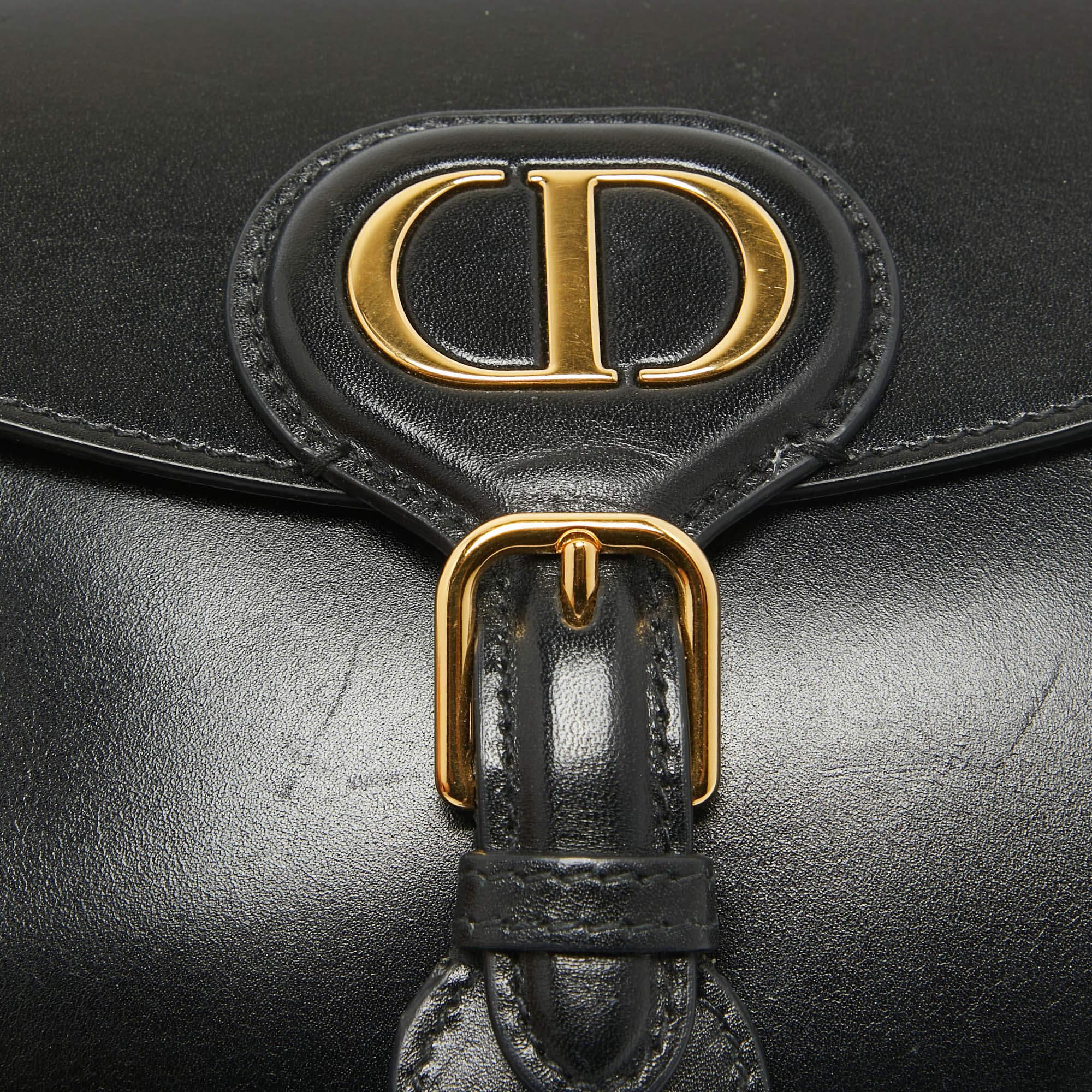 Dior Black Leather Small Bobby Bag 1