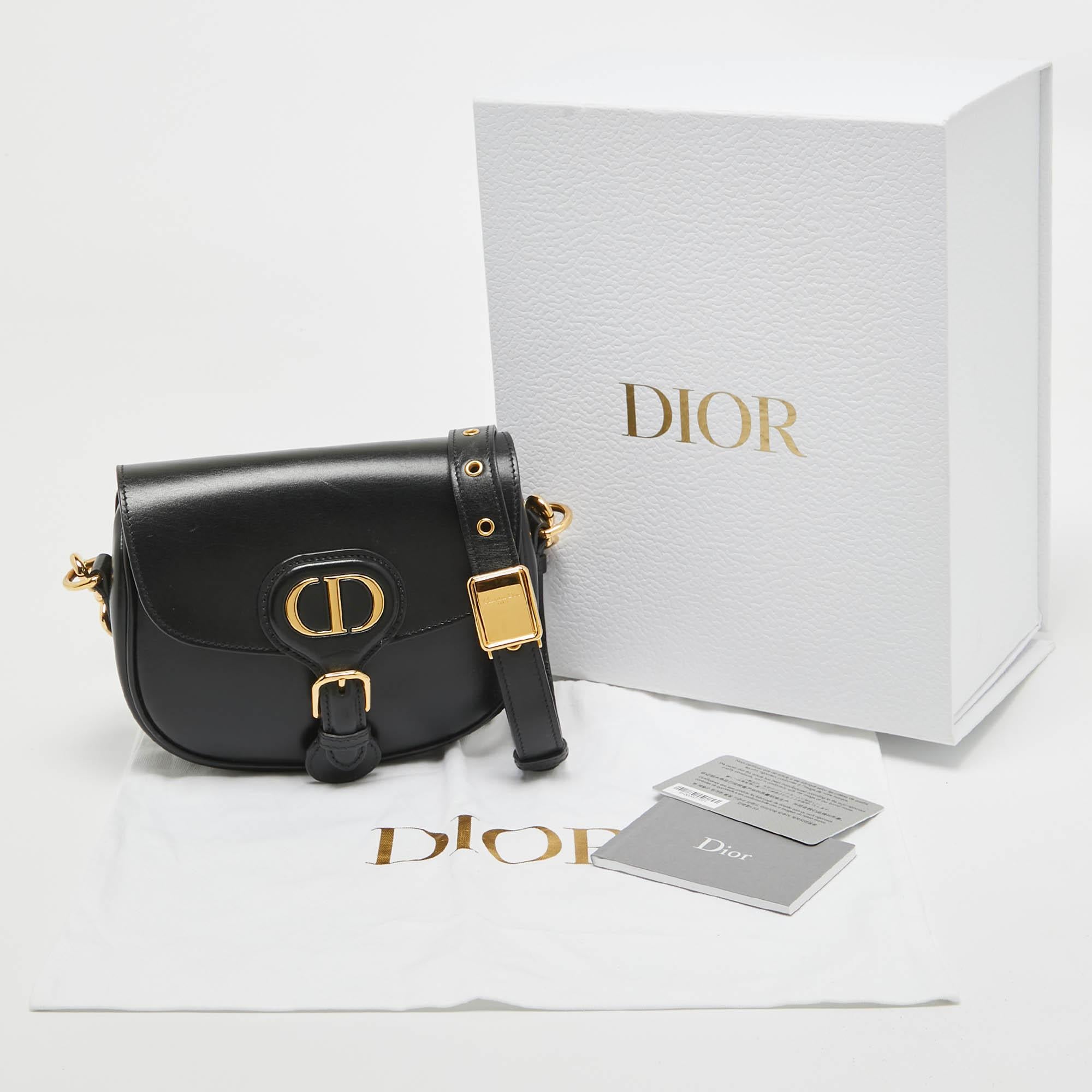 Dior Black Leather Small Bobby Bag 5