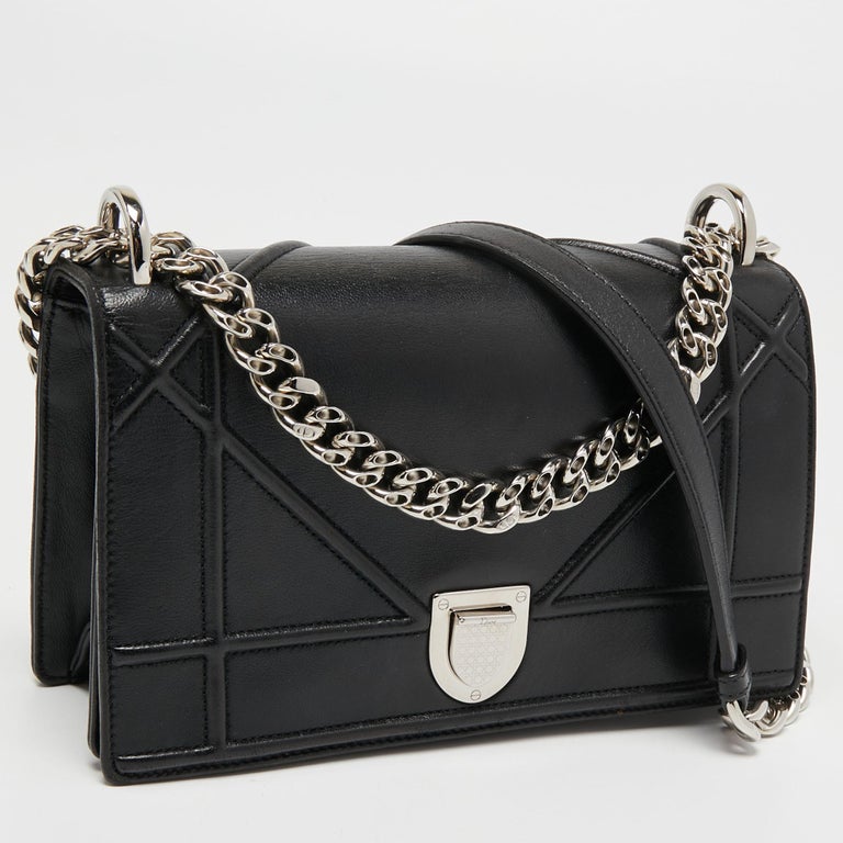 Dior Black Leather Small Diorama Shoulder Bag For Sale at 1stDibs — free download
