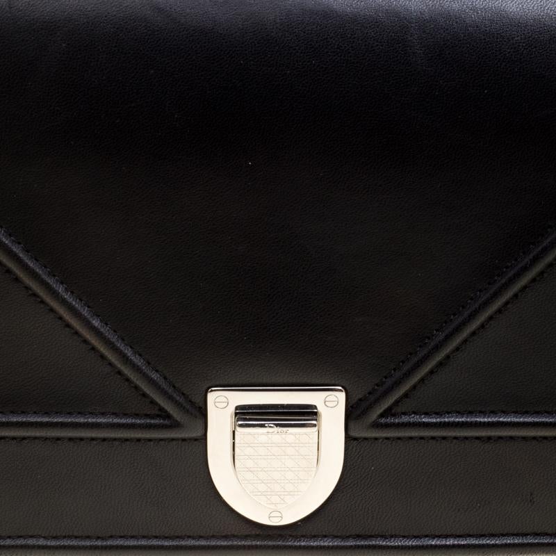 Dior Black Leather Small Diorama Shoulder Bag 1