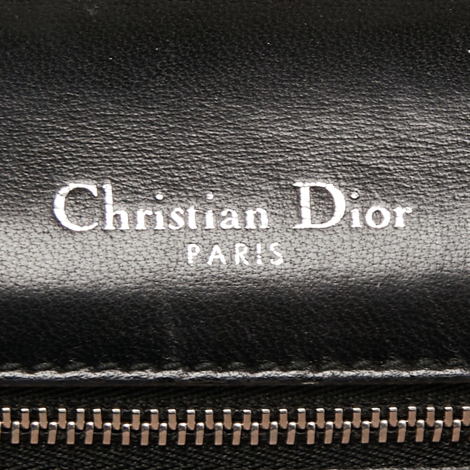 Dior Black Leather Small Diorama Shoulder Bag 4